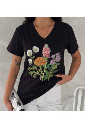 222267 TOPTAN SİYAH TSHIRT