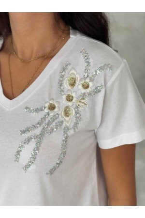 222268 TOPTAN BEYAZ TSHIRT