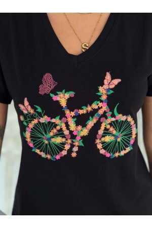 222272 TOPTAN SİYAH TSHIRT