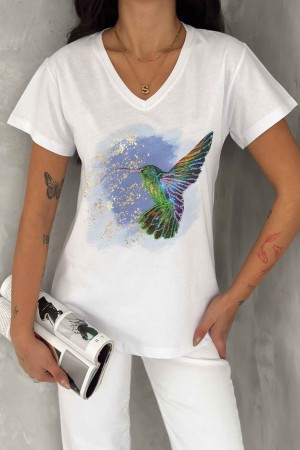 222275 TOPTAN BEYAZ TSHIRT