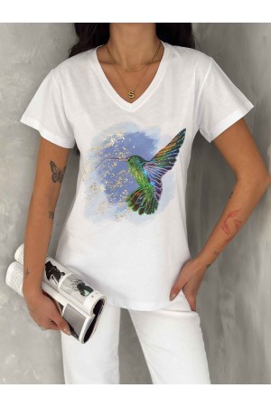 222275 TOPTAN BEYAZ TSHIRT