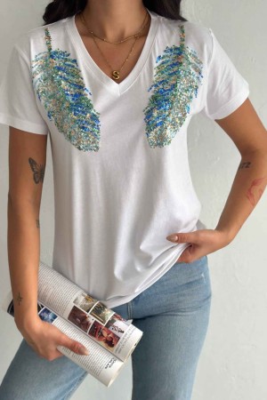 222278 TOPTAN BEYAZ TSHIRT