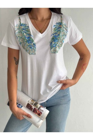 222278 TOPTAN BEYAZ TSHIRT