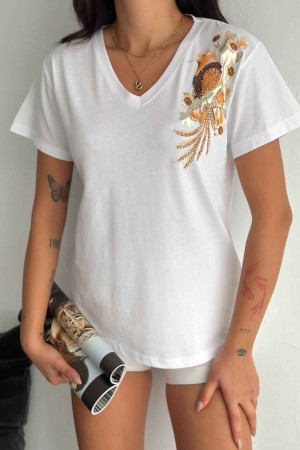 222280 TOPTAN BEYAZ TSHIRT