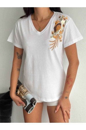 222280 TOPTAN BEYAZ TSHIRT