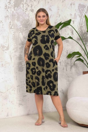 222281 patterned DRESS