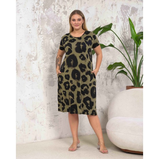 222281 patterned DRESS