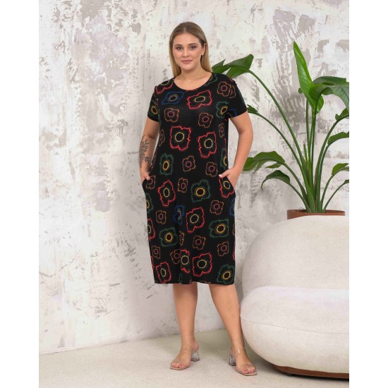 222282 patterned DRESS