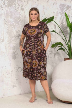 222283 patterned DRESS