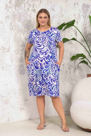 222284 patterned DRESS