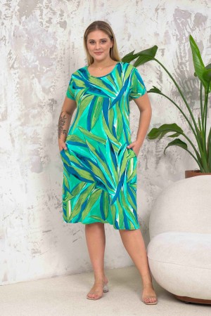 222287 patterned DRESS