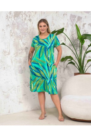222287 patterned DRESS