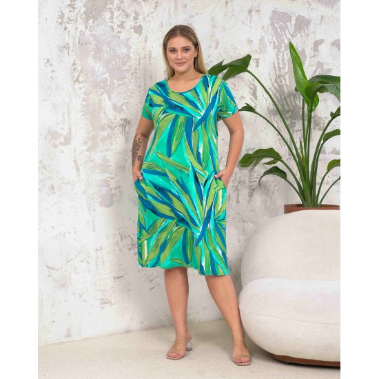 222287 patterned DRESS