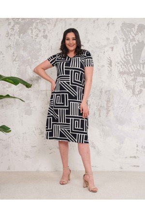 222289 patterned DRESS