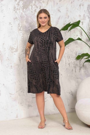 222299 patterned DRESS