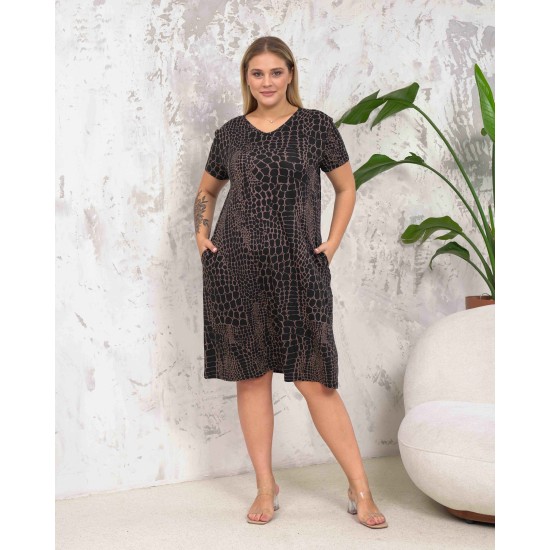 222299 patterned DRESS