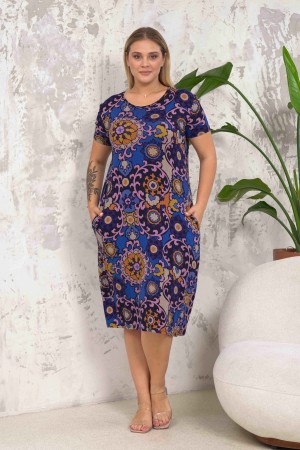 222300 patterned DRESS