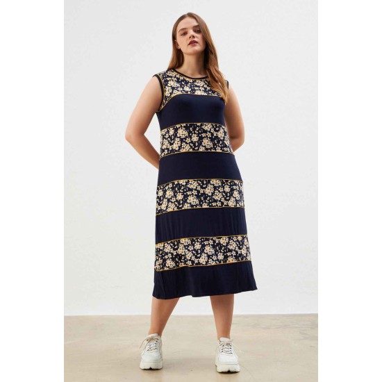 222308 patterned DRESS