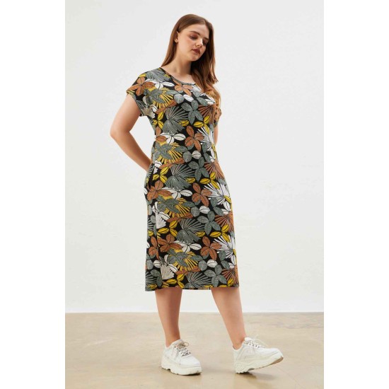222311 patterned DRESS