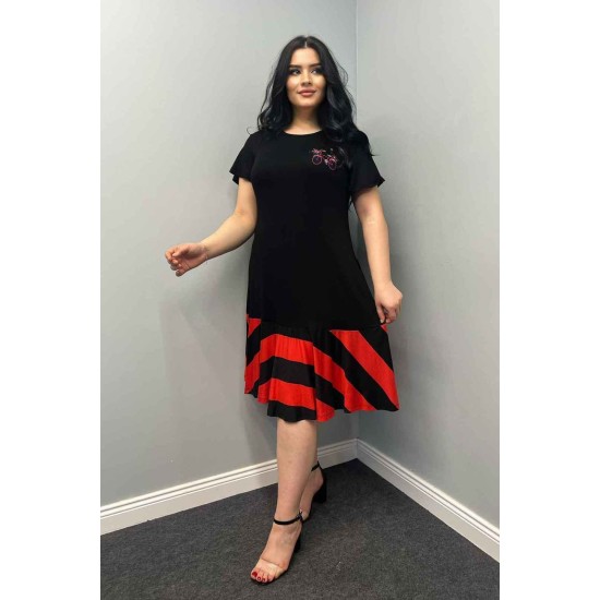 222312 patterned DRESS