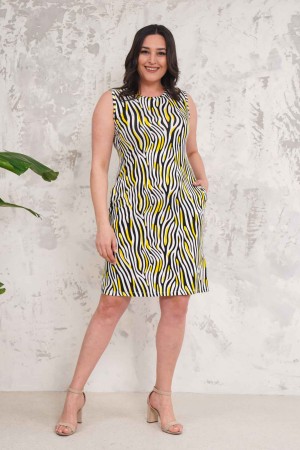 222313 patterned DRESS