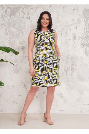 222313 patterned DRESS