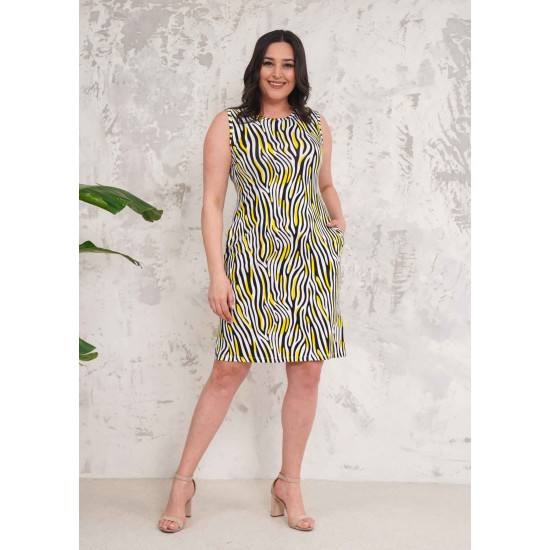 222313 patterned DRESS