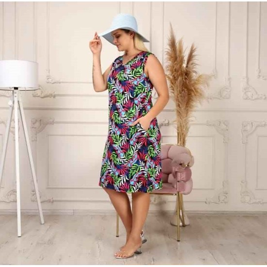 222314 patterned DRESS