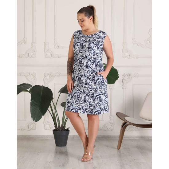 222315 patterned DRESS