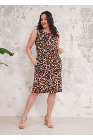 222316 patterned DRESS