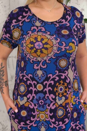 222320 patterned DRESS