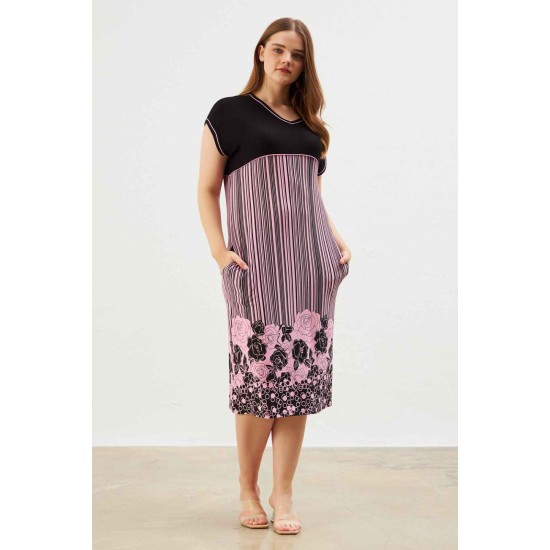222323 patterned DRESS