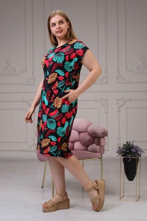 222326 patterned DRESS