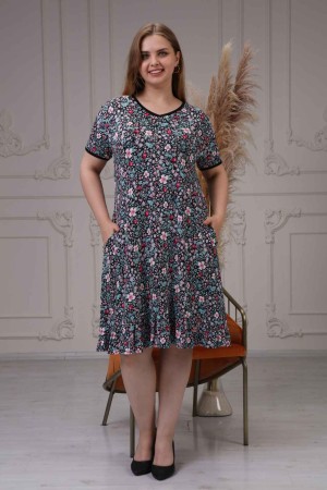 222328 patterned DRESS