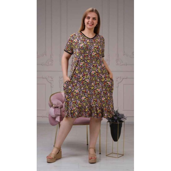 222329 patterned DRESS