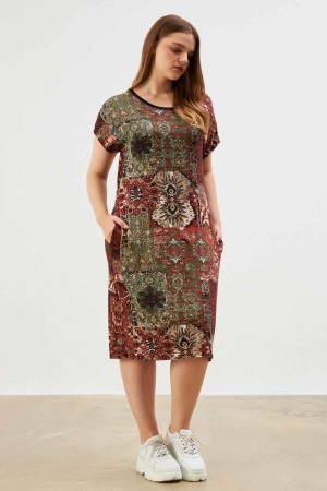 222331 patterned DRESS