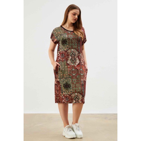 222331 patterned DRESS
