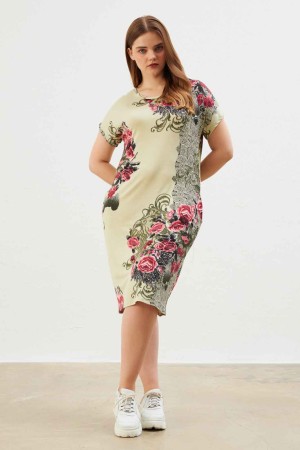 222332 patterned DRESS