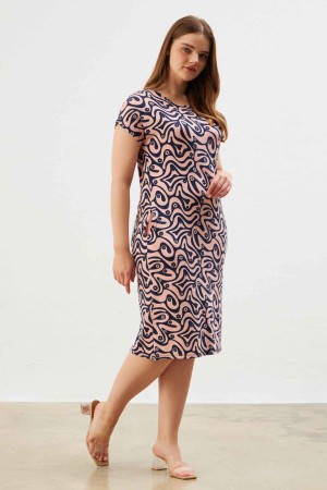 222336 patterned DRESS