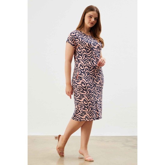 222336 patterned DRESS