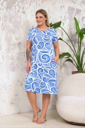 222347 patterned DRESS