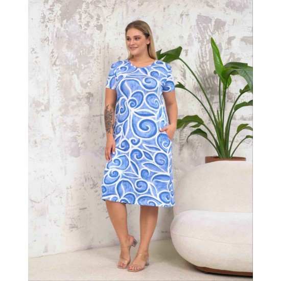 222347 patterned DRESS