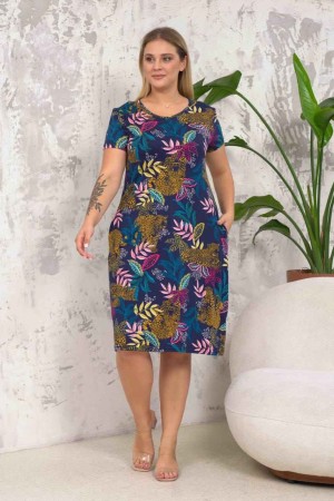 222348 patterned DRESS