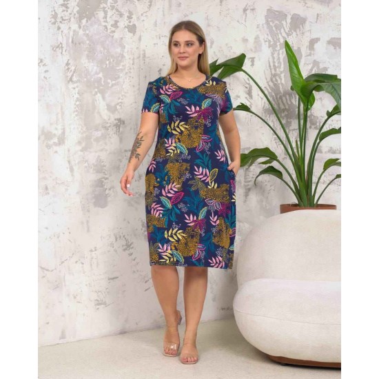 222348 patterned DRESS