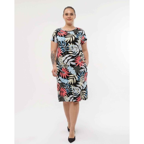 222350 patterned DRESS