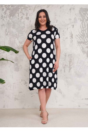 222352 TOPTAN DESENLİ ELBİSE