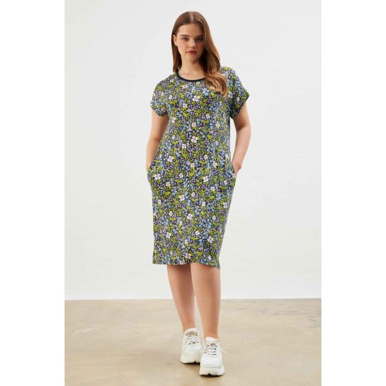 222363 patterned DRESS