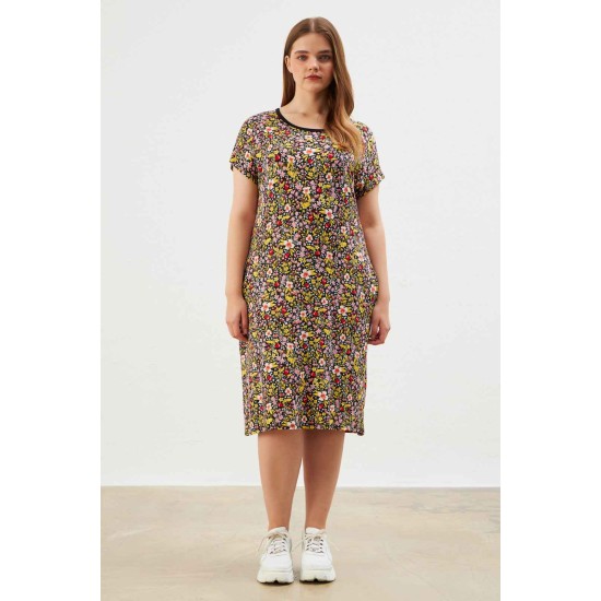 222366 patterned DRESS