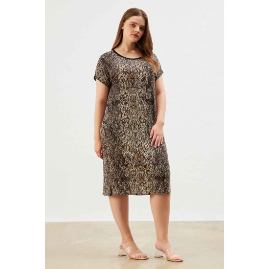 222367 patterned DRESS