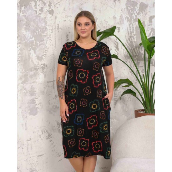 222369 patterned DRESS